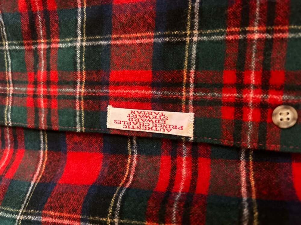 Pendleton Prince Charles Edward Stewart Tartan Plaid Shirt Size XL Red - Picture 2 of 12